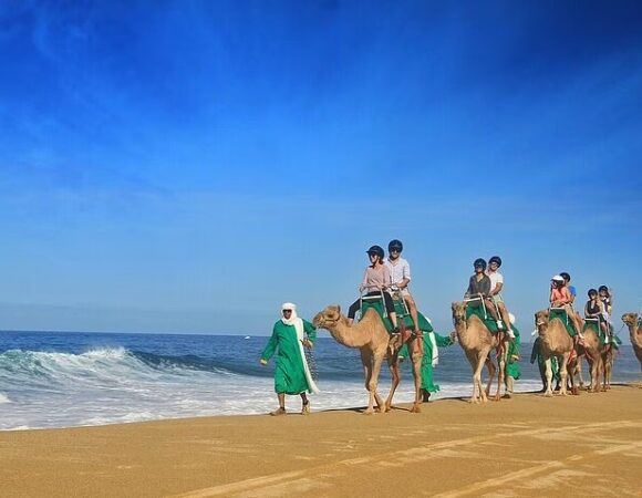 CAMEL RIDE ON THE BEACH